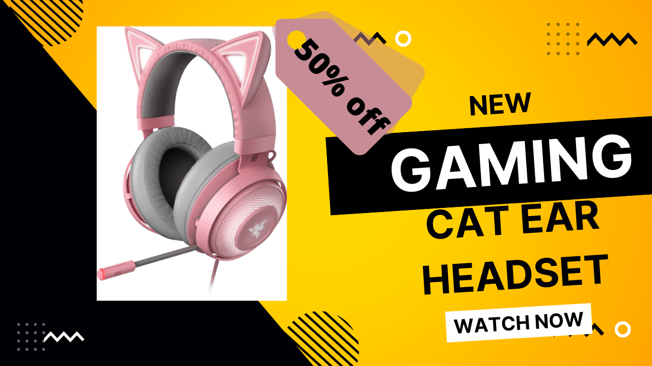 Limited edition cat ear gaming headset on the market.